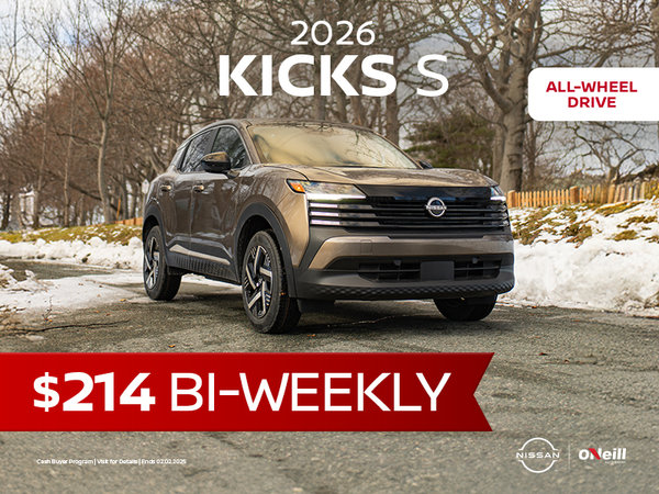 The 2026 Nissan Kicks S