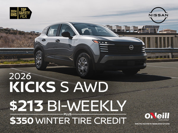 The 2026 Nissan Kicks S