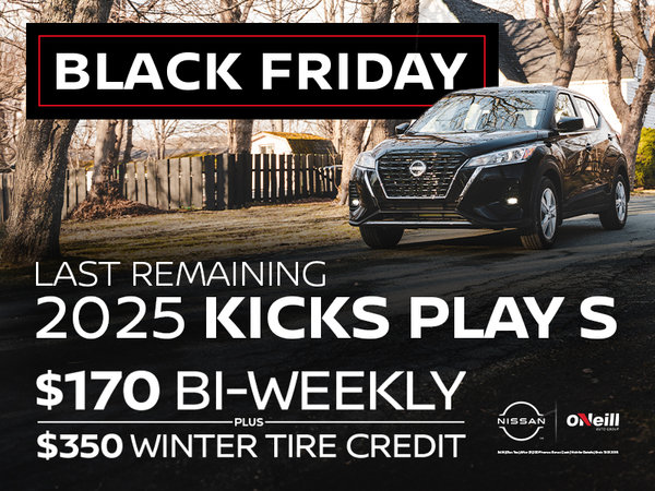 The 2025 Nissan Kicks Play S