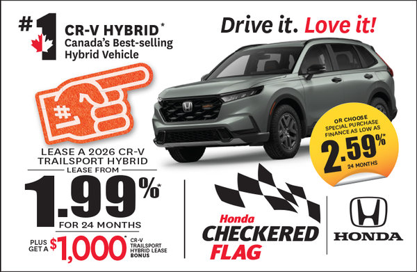 Get the 2026 Honda CR-V Hybrid!