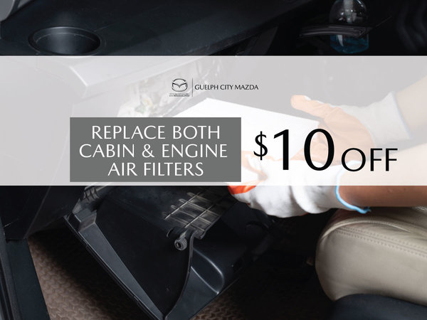 Save $10 When Your Replace Both Your Cabin & Engine Air Filters