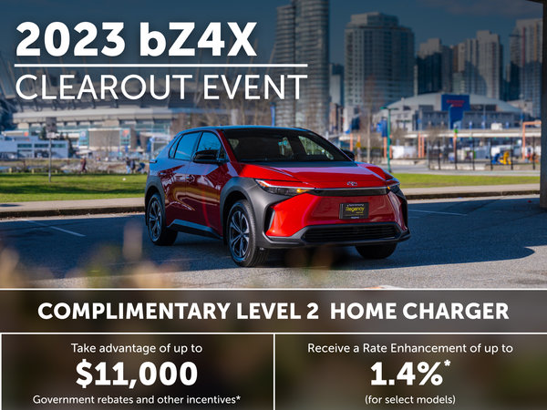 2023 bZ4X CLEAROUT EVENT