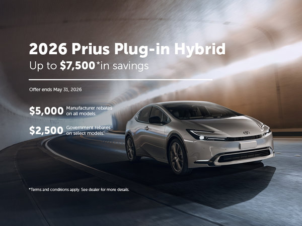 2026 Prius Plug-In Hybrid Special Offer