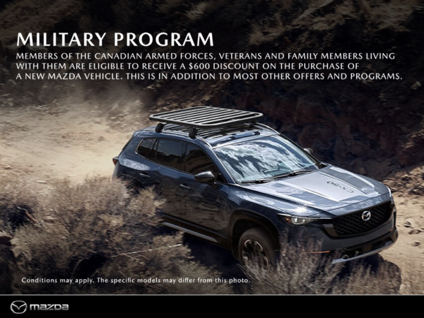 Regina Mazda - Military Program