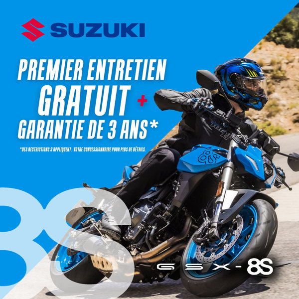 Offre Spéciale Suzuki GSX-8S !