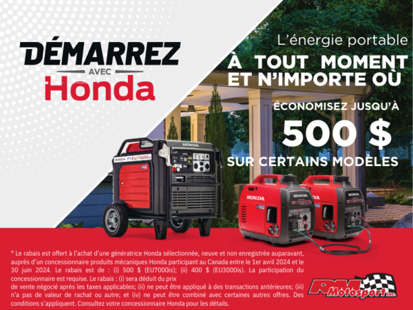 Start With Honda - Generator