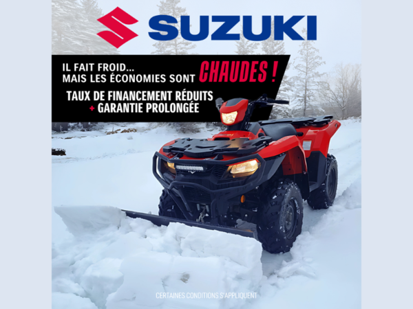 Incredible Rebate | ATV Suzuki 2024