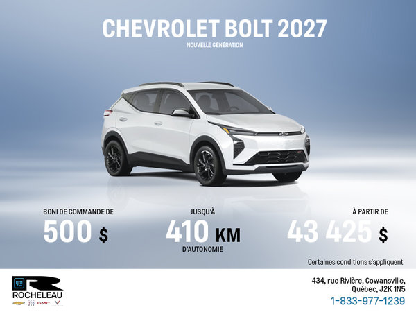 Procurez-vous le Chevrolet Bolt 2027