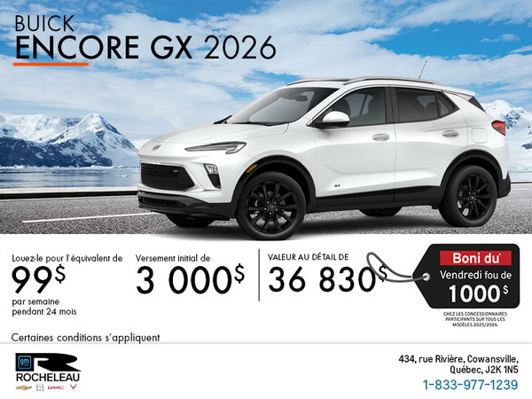 Procurez-vous le Buick Encore 2026