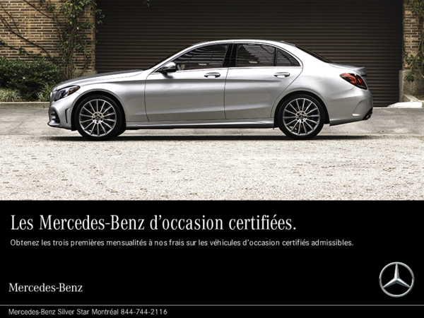 L'événement véhicules certifiés Mercedes-Benz