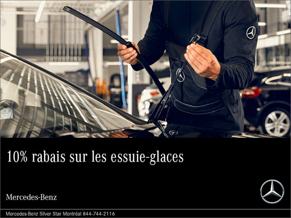 Essuie-glaces en rabais chez Silver Star Montréal.