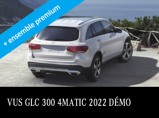 Démo VUS GLC 300 4MATIC 2022 à partir de 753$/mois*
