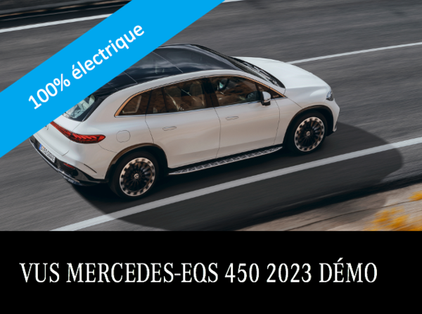 Démo VUS EQS 450 4MATIC 2023 à partir de 1 546 $/mois*
