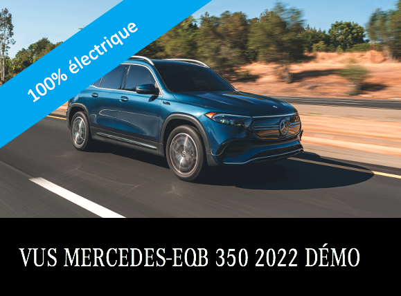 Démo VUS Mercedes-EQB 350 4MATIC 2022 en stock !