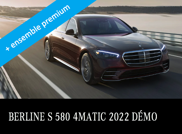 Démo Berline S 580 4MATIC LWB 2022 en stock !