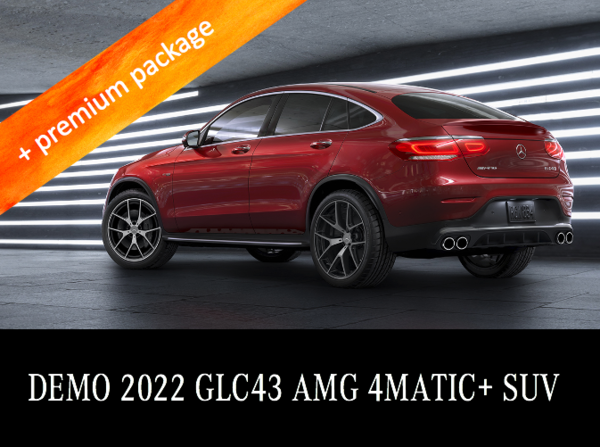 2022 GLC43 AMG SUV 4MATIC Demo from $440/every 2 weeks*