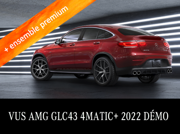 Démo VUS AMG GLC43 4MATIC 2022 à partir de 440 $/aux 2 semaines*