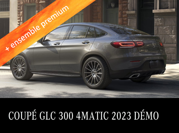 Démo COUPÉ GLC 300 4MATIC 2023 à partir de 833 $/mois*