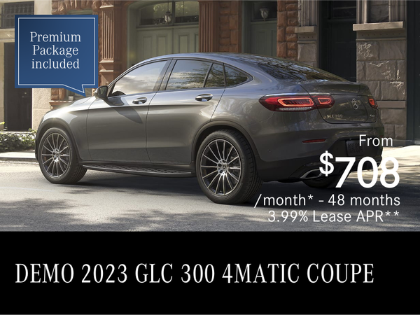 2023 GLC 300 4MATIC COUPE Demo from $708/month*
