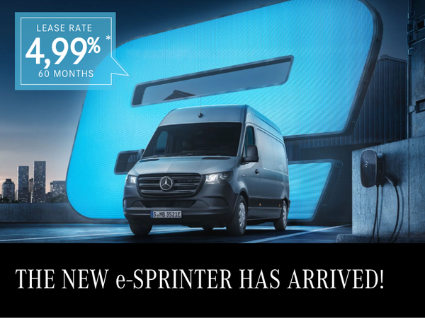 Test drive the new eSprinter now!