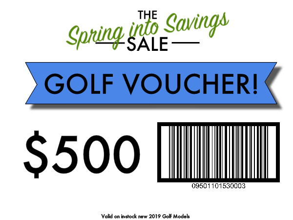 Spring Savings Golf