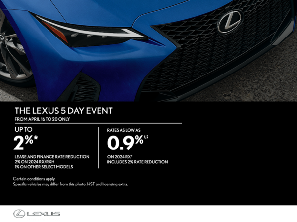 The Lexus 5-Day Event