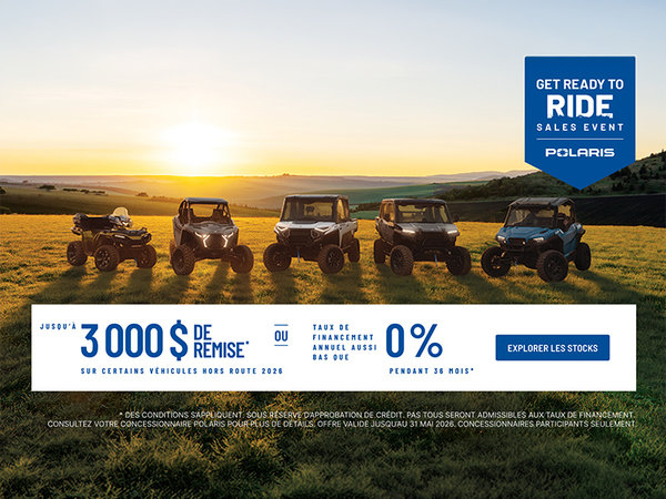 Événement de vente Prêt pour la Randonnée
