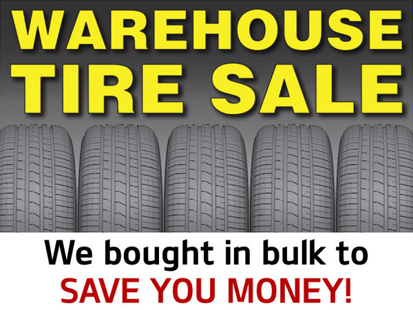 Warehouse Tire Sale