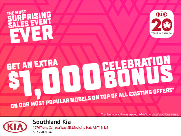 20th Anniversary Sales Event - Offer