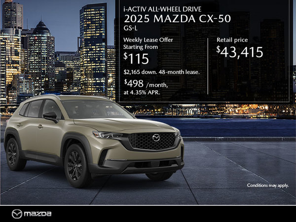 New Mazda CX-50 Deals in Montreal