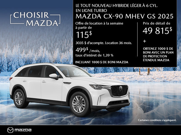 Mazda CX-90 neuf en promotion à Montréal
