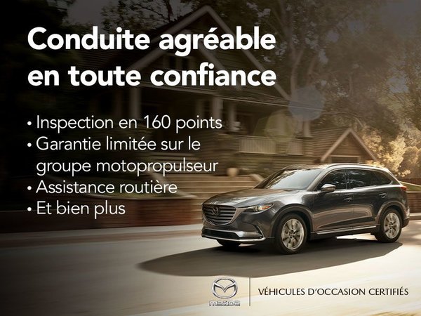 Prenez le volant d'un véhicule d’occasion certifié Mazda