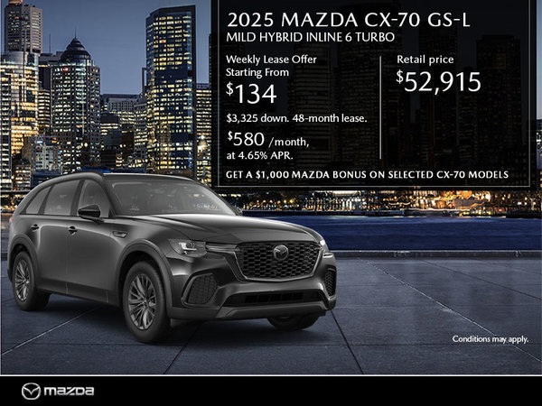 New Mazda CX-70 Deals in Montreal