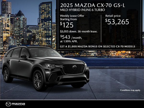 New Mazda CX-70 Deals in Montreal