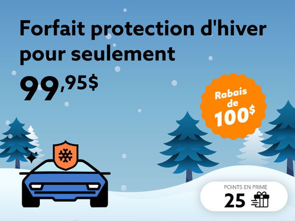 Choisissez le forfait protection d'hiver