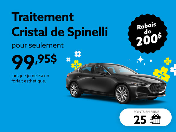 Optez pour le traitement Cristal de Spinelli