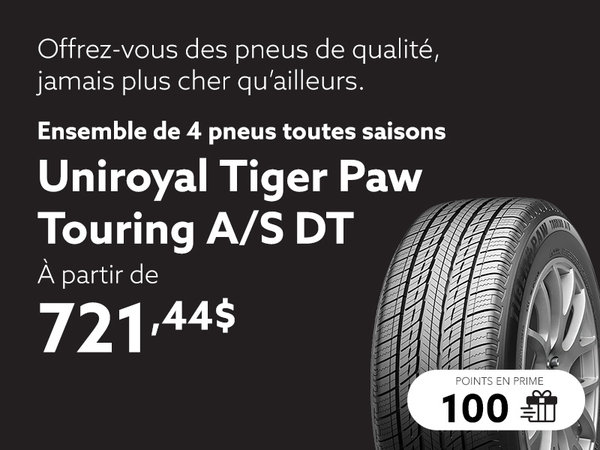 Profitez des offres sur les ensembles de pneus toutes saisons