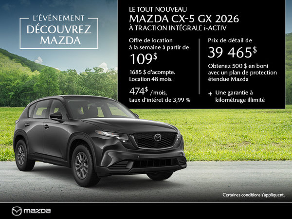 Le tout nouveau Mazda CX-5 2026
