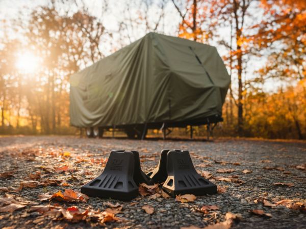 Cover & Save - Buy An RV Cover & Get A Free Pair Of Rubber Chocks