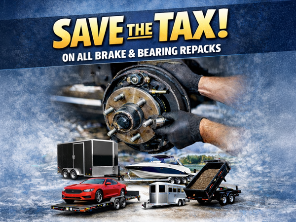 Save the Tax on Brake and Bearing Repacks Promotion