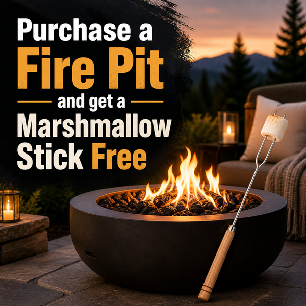 Purchase A Fire Pit & Get A Marshmallow Stick Free