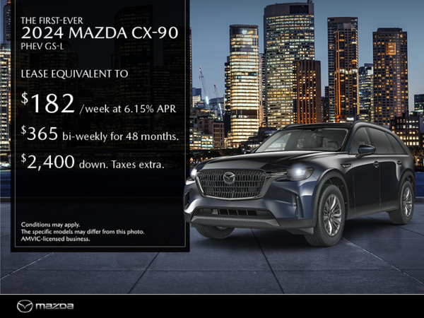 The new 2024 Mazda CX-90 PHEV