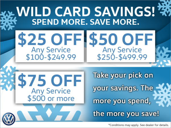 'Wild Card Savings' are Here!