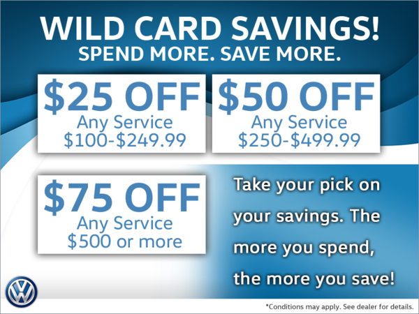 'Wild Card Savings' are Here!