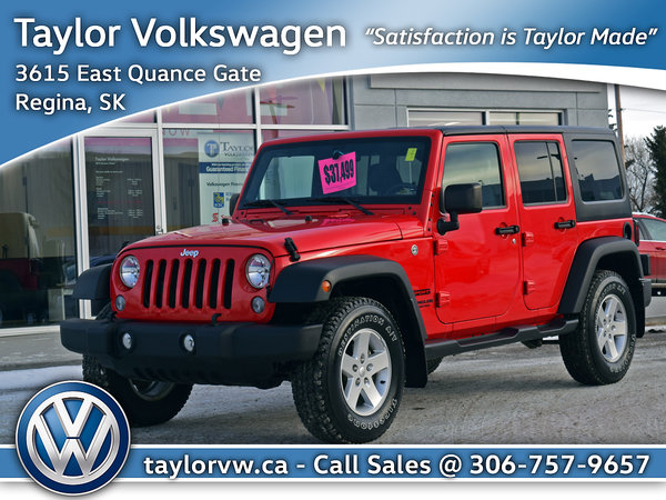 2016 Jeep Wrangler Unlimited Sport
