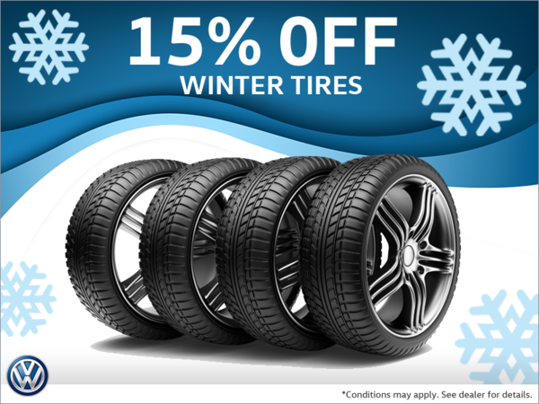15% Off Winter Tires
