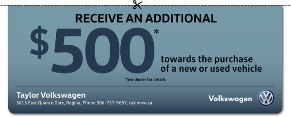 Save $500 on any unit!
