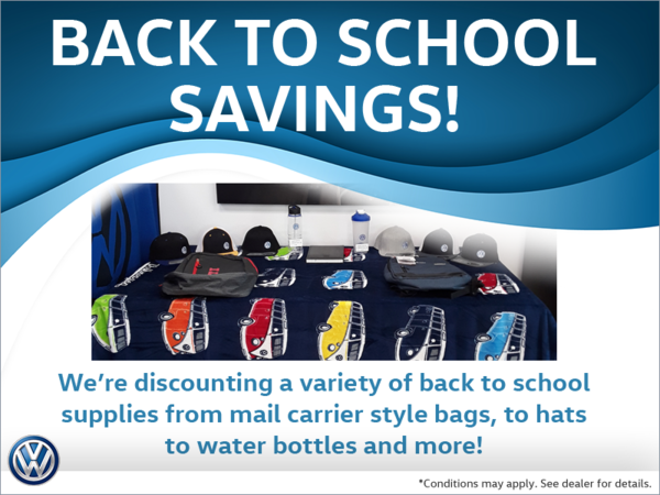 Back To School Savings