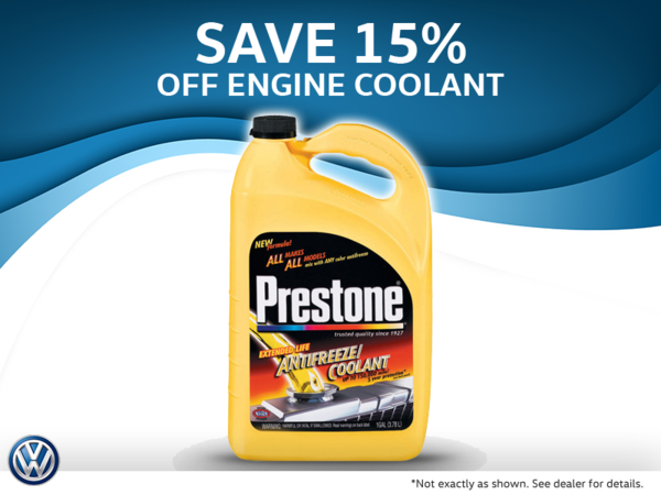 Save on engine coolant