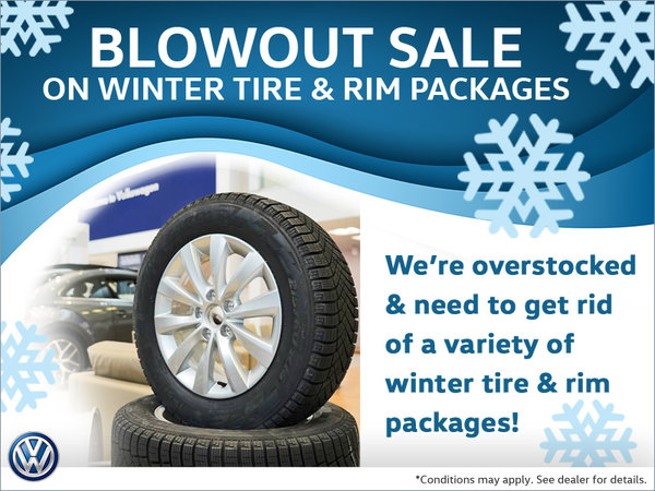 Winter Tire & Rim Blowout